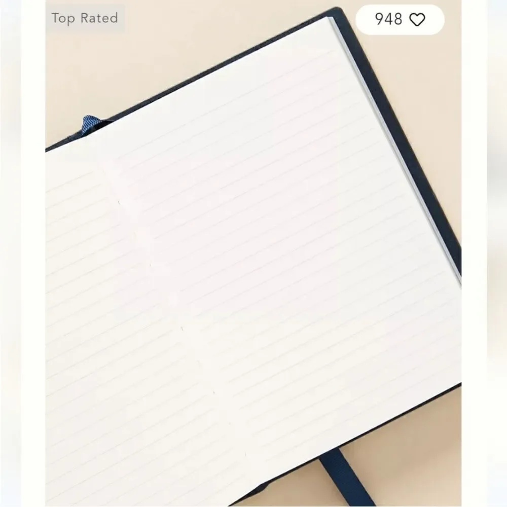 Anthropologie NWT OMARI MONOGRAM JOURNAL LETTER I